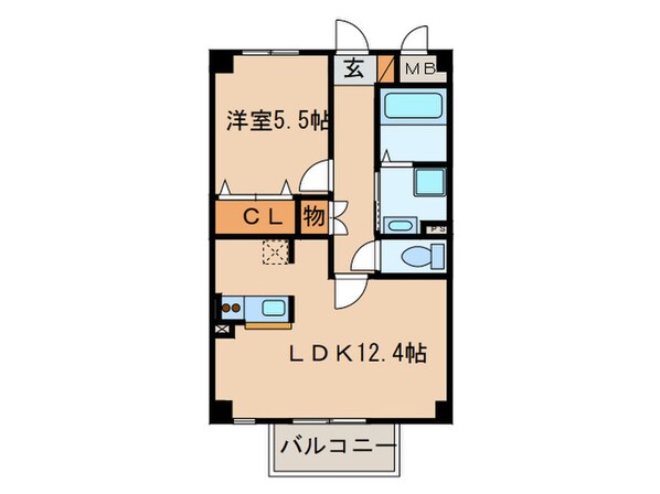 ペリ－トの物件間取画像